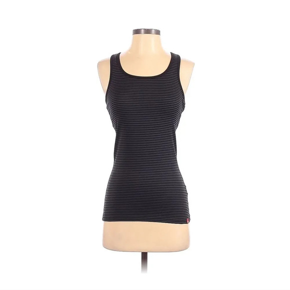 The Northface , Active Tank Top,  Black and Grey Striped , Size‎ Small - Picture 1 of 8